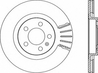 OPEN PARTS bda166620 -  Тормозной диск